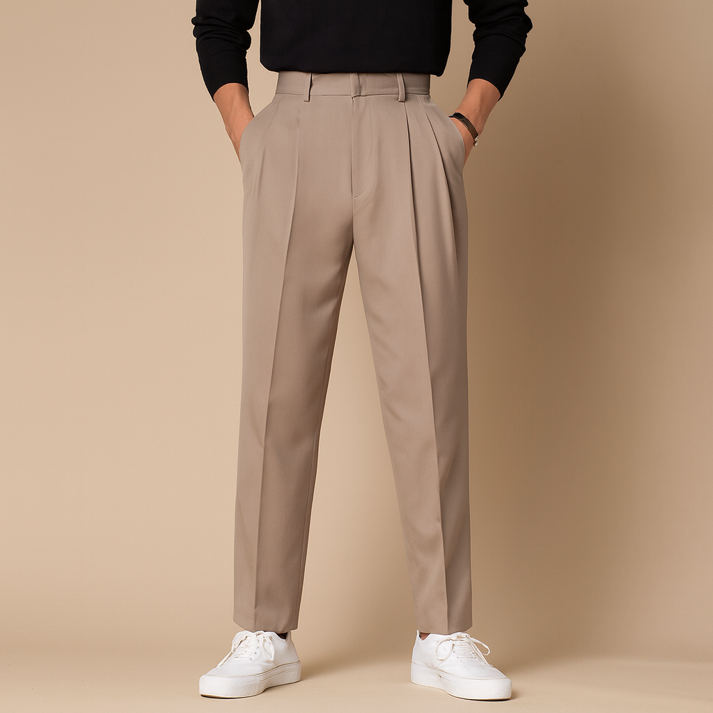 Marcivo Naples Slim-Fit Dress Trousers