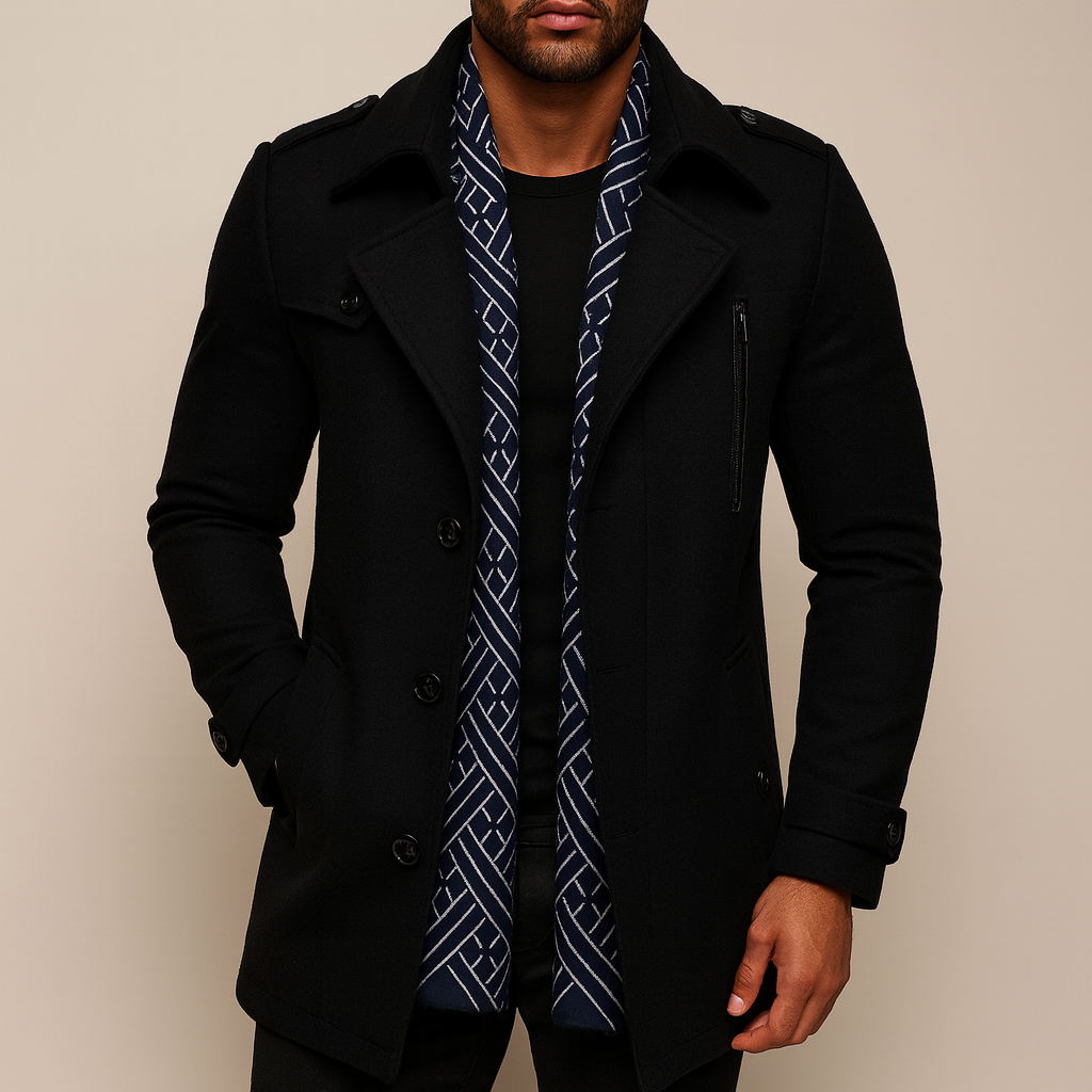 Marcivo Florence Wool Trench Coat