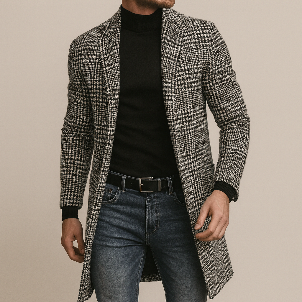 Marcivo Florence Wool Checkered Jacket