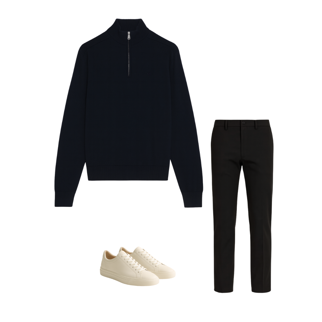 Midnight Quarter-Zip Ensemble
