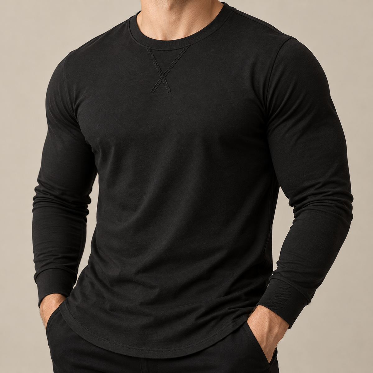 MARCIVO Stretch Longline Tee