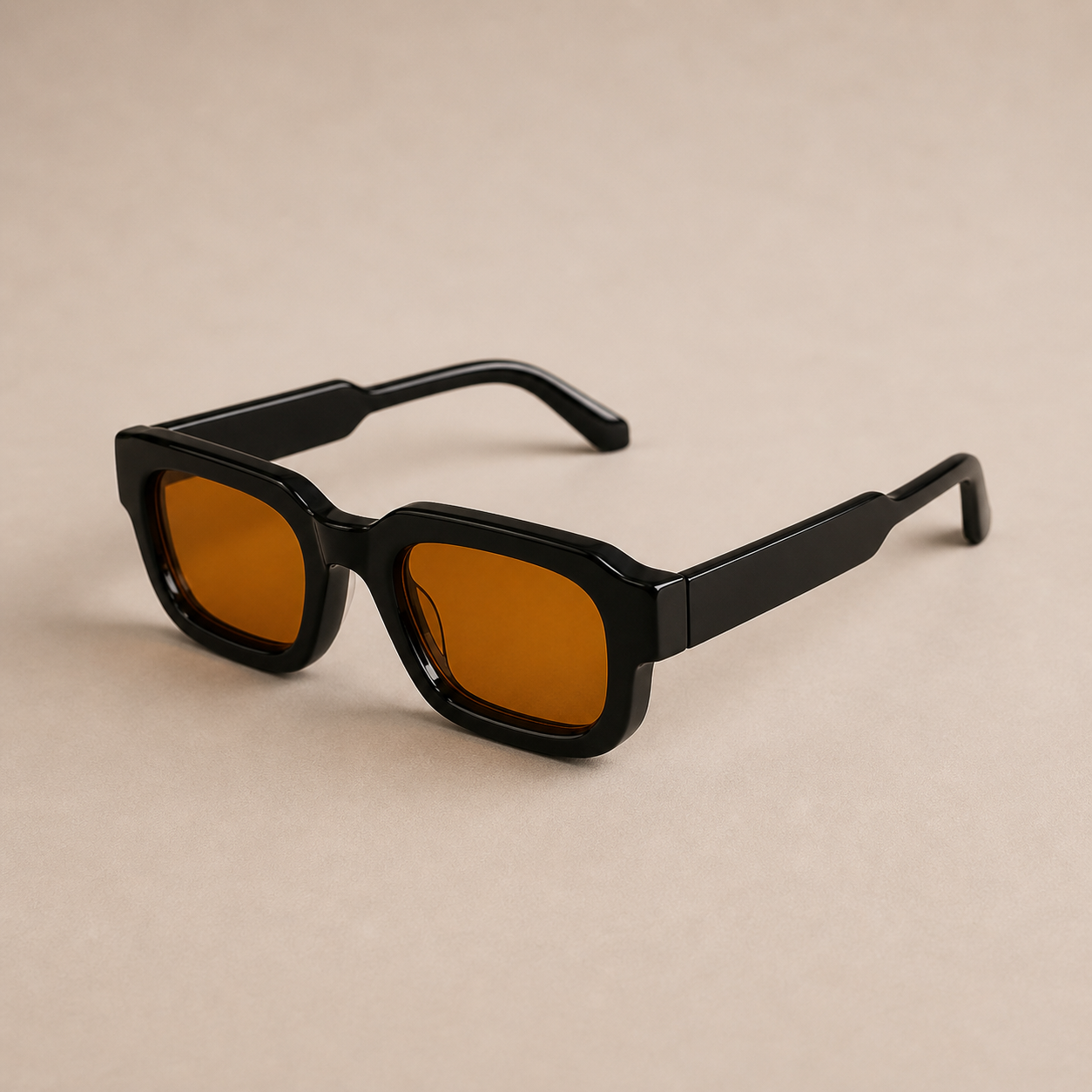 Black Amber Marcivo Elite Shades Side View