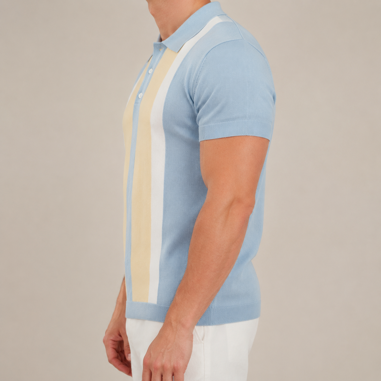 Riviera Panel Knit Polo