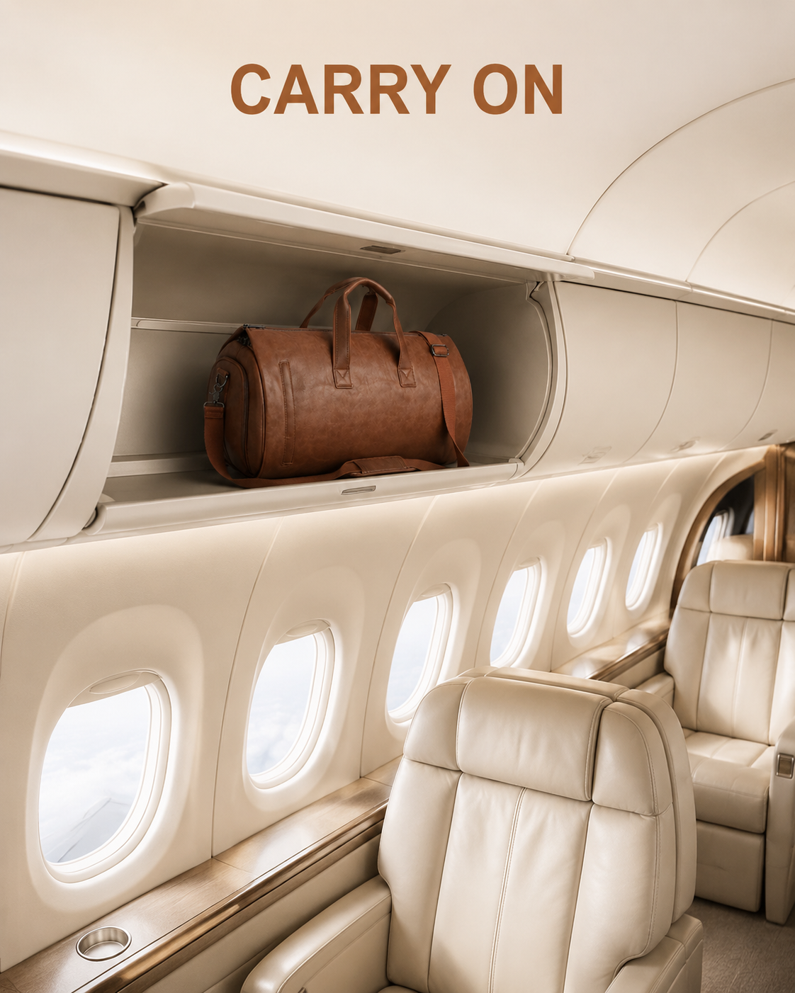 Marcivo Voyager Leather Garment Duffle