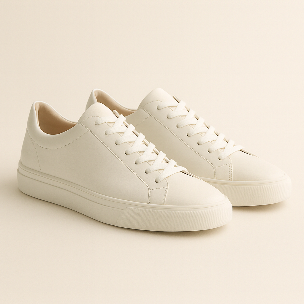Ivory Crest Low-Top Sneakers