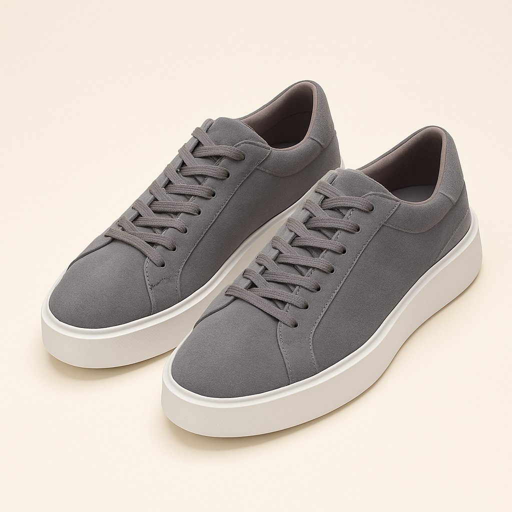 Classic Slate Suede Sneakers
