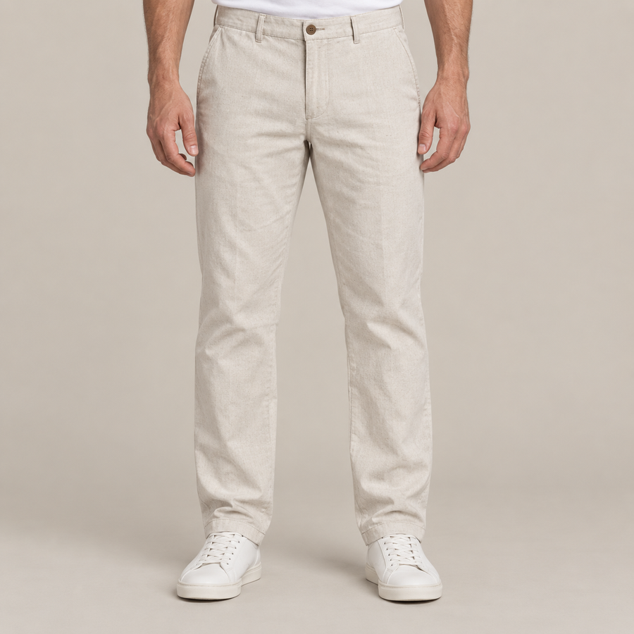 Marcivo Linen Drawstring Trousers