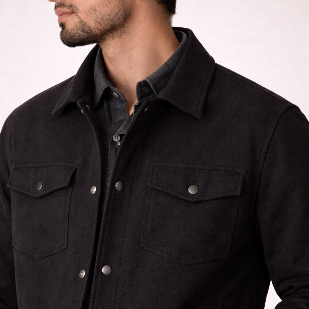 Soft Ecru Utility Jacket