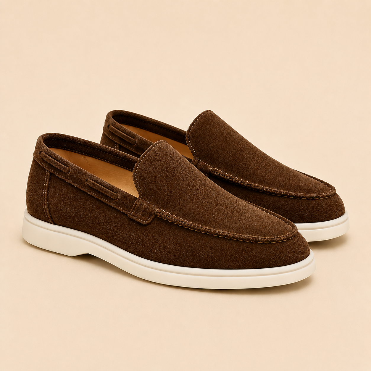 Classic Suede Slip-On Loafers