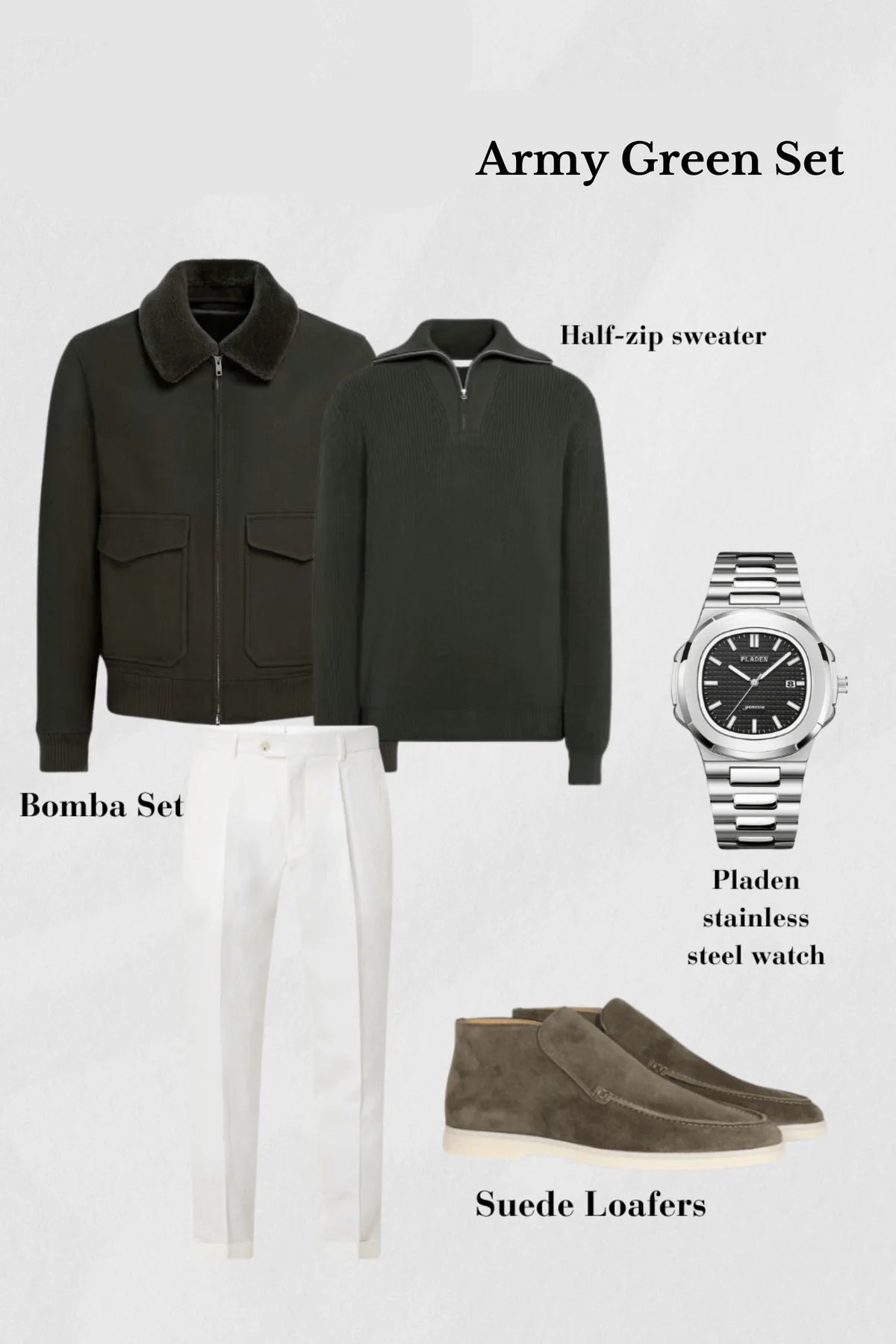 MARCIVO - Army Green Set