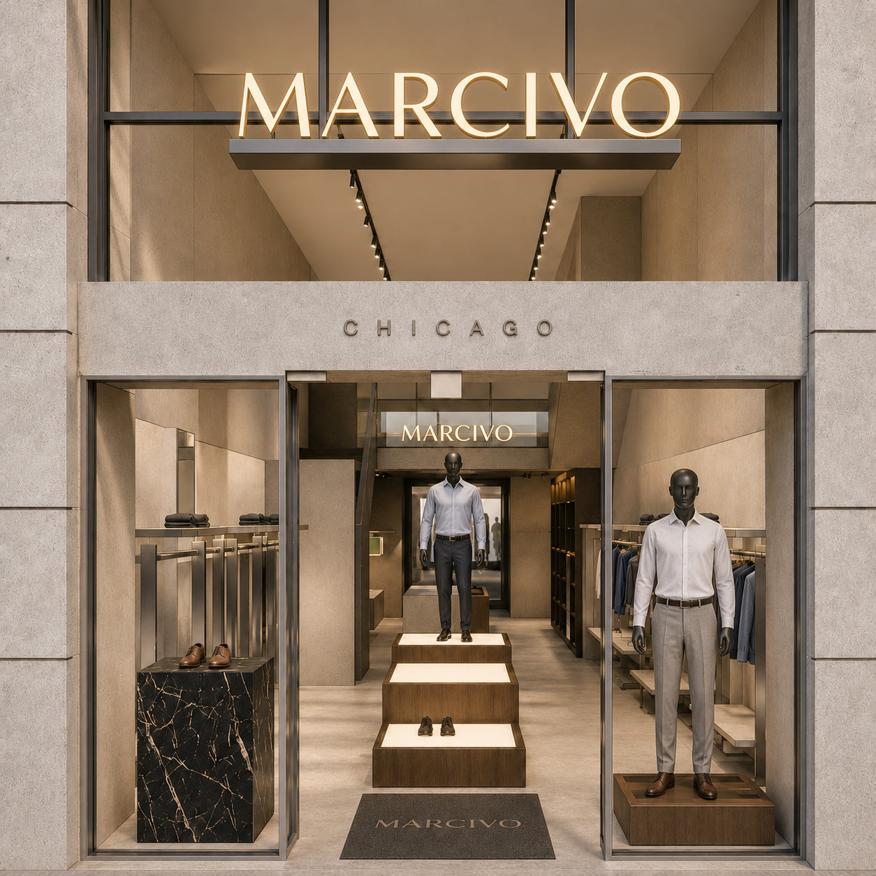 Marcivo Men's Clothing Store in Chicago