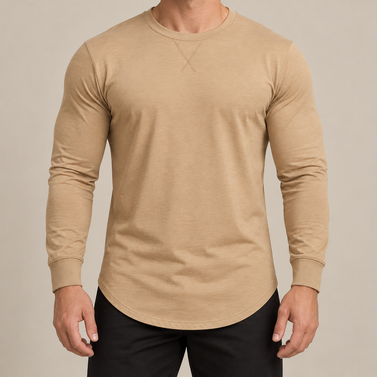 MARCIVO Stretch Longline Tee