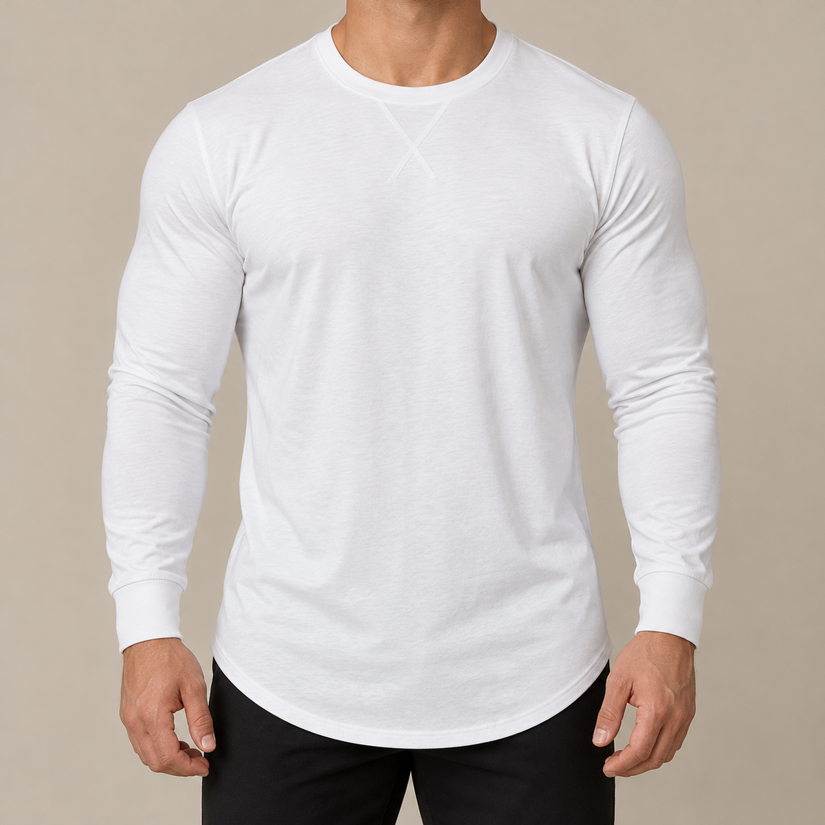 MARCIVO Stretch Longline Tee