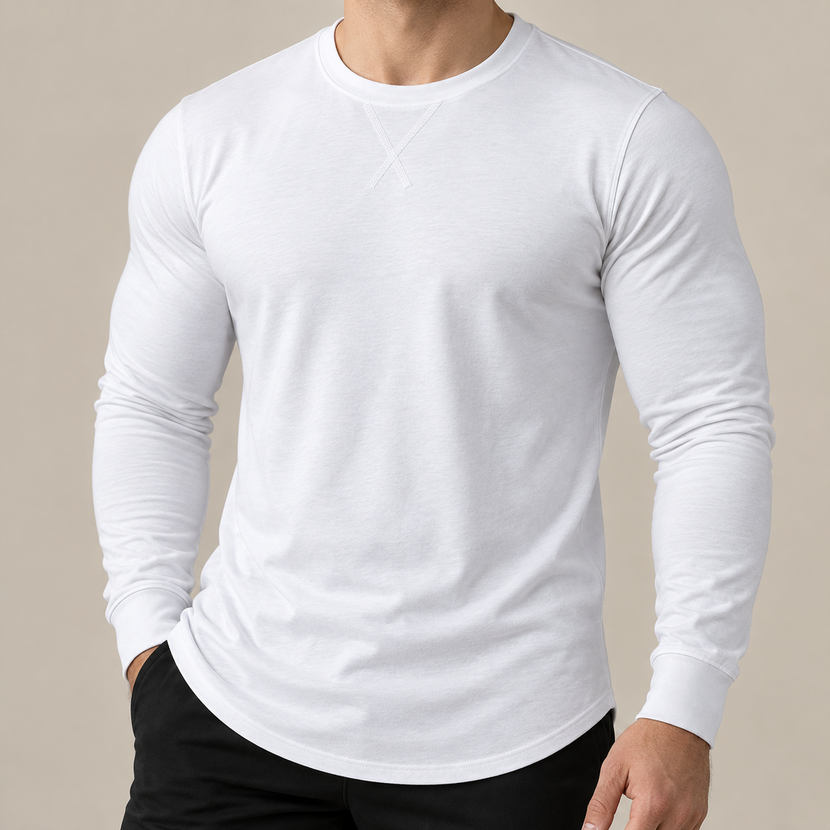 MARCIVO Stretch Longline Tee