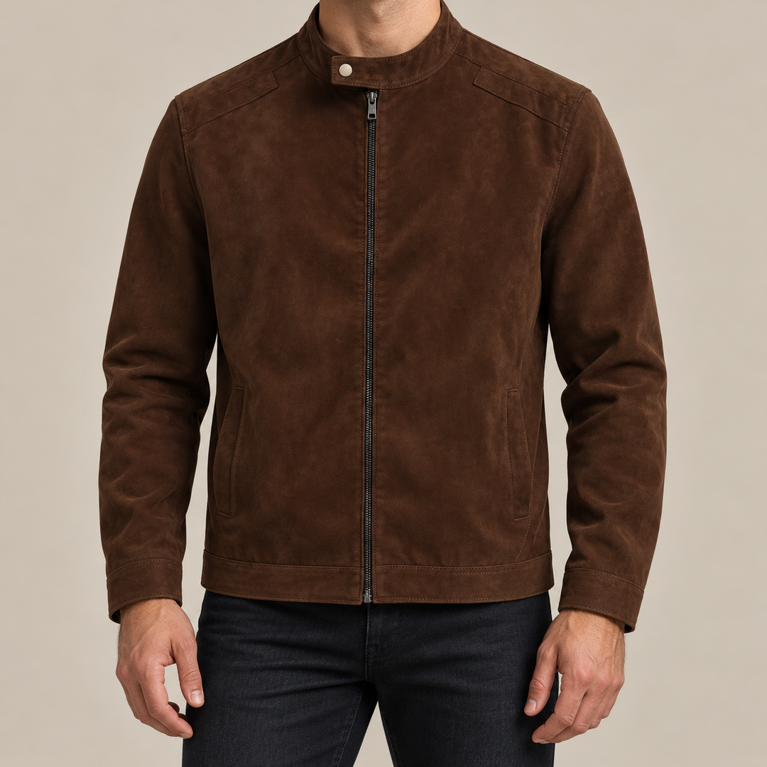 Luxe Suede-Leather Jacket
