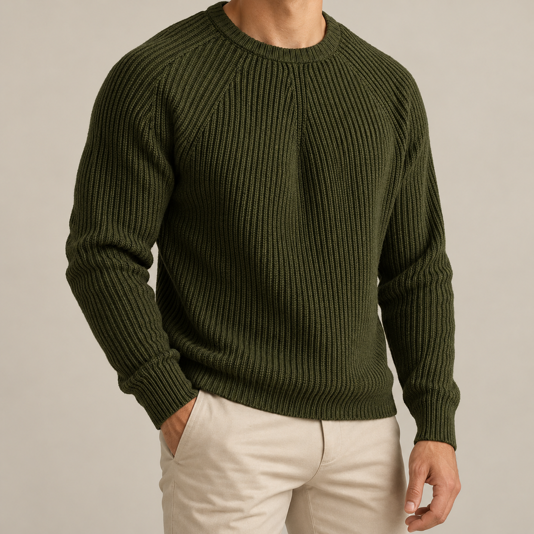 Marcivo Evergreen Ribbed Knit