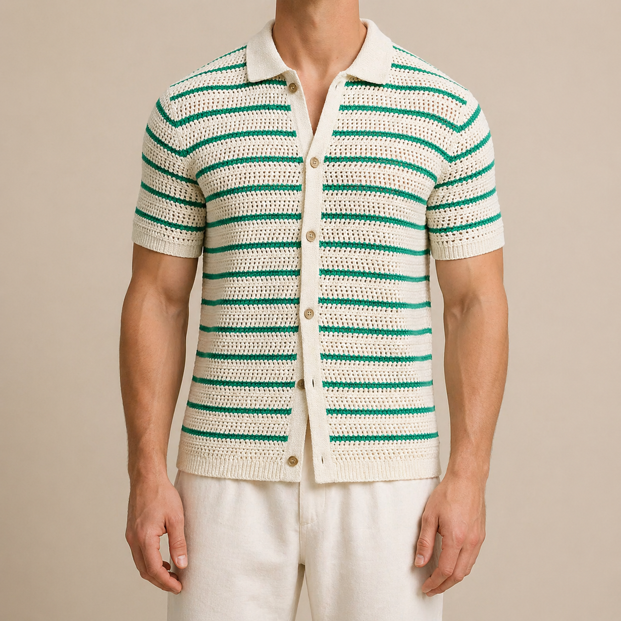 Marbella - Knitted Button Shirt