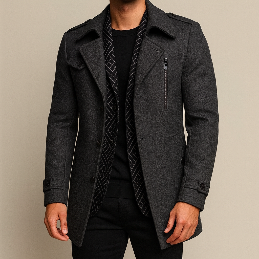 Marcivo Florence Wool Trench Coat