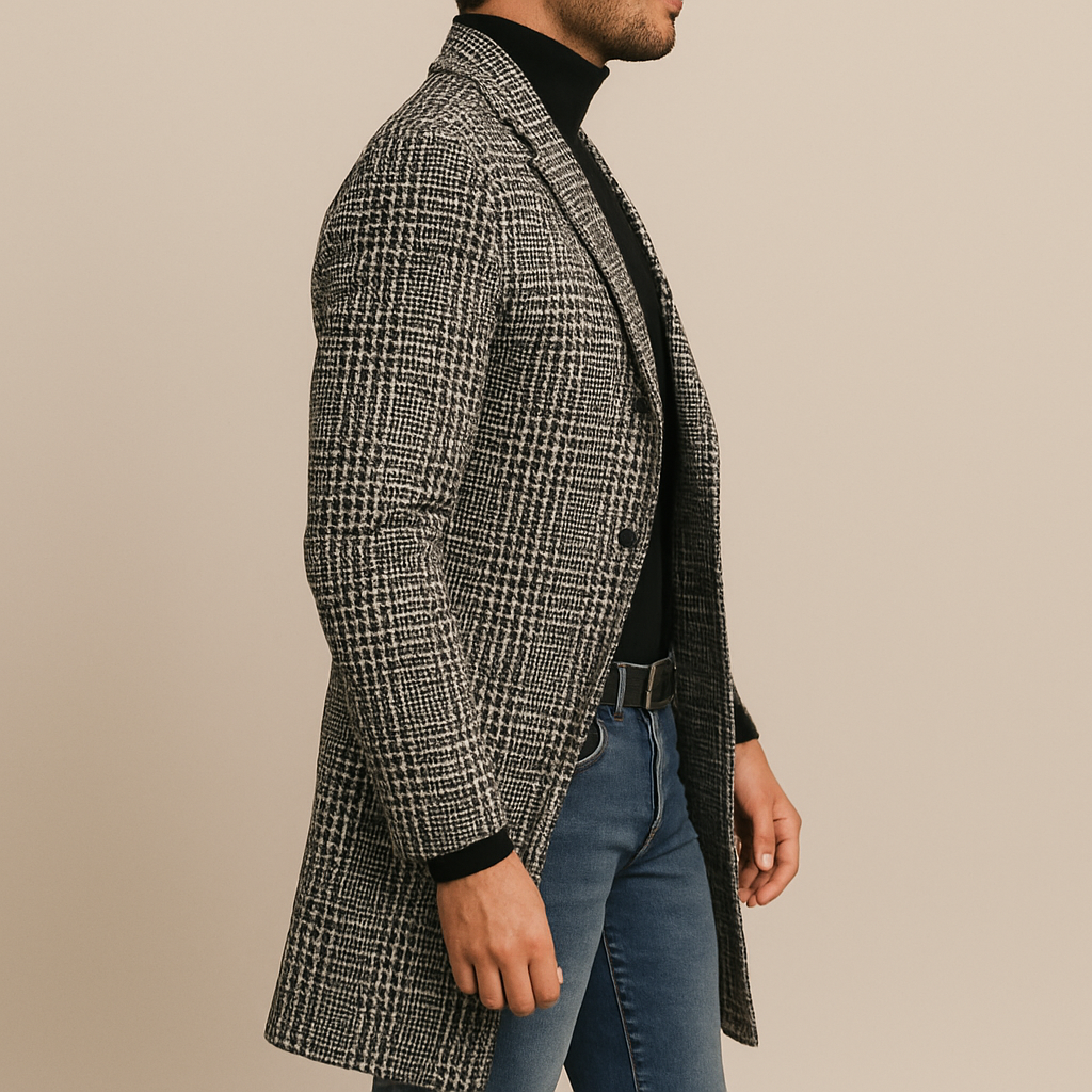 Marcivo Florence Wool Checkered Jacket