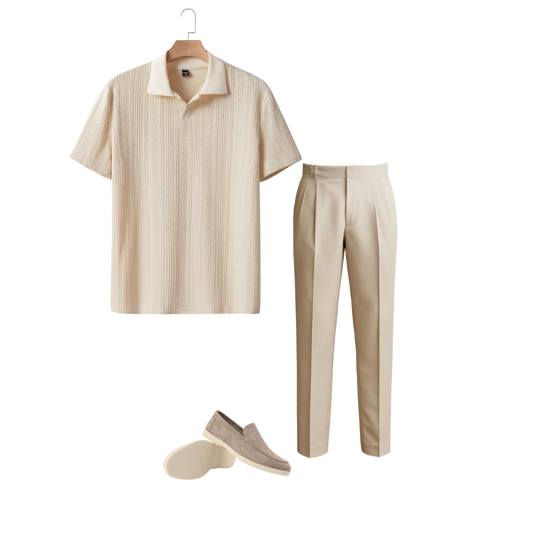 Ivory Riviera Knit Set