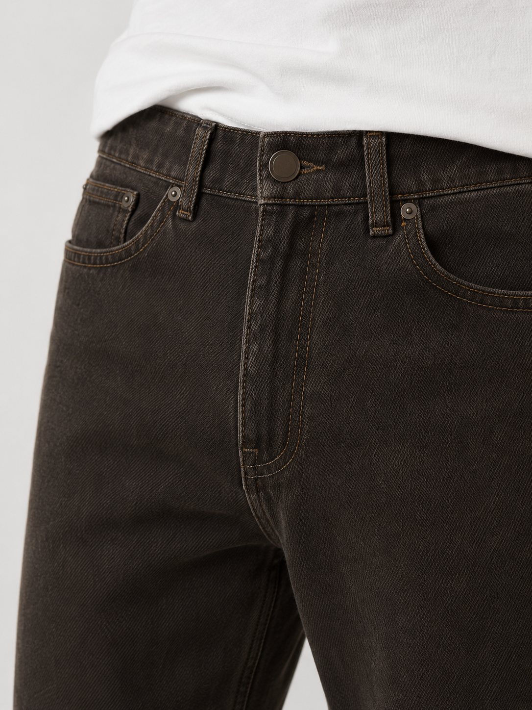 Blake Extreme Baggy Jeans Overdyed Brown