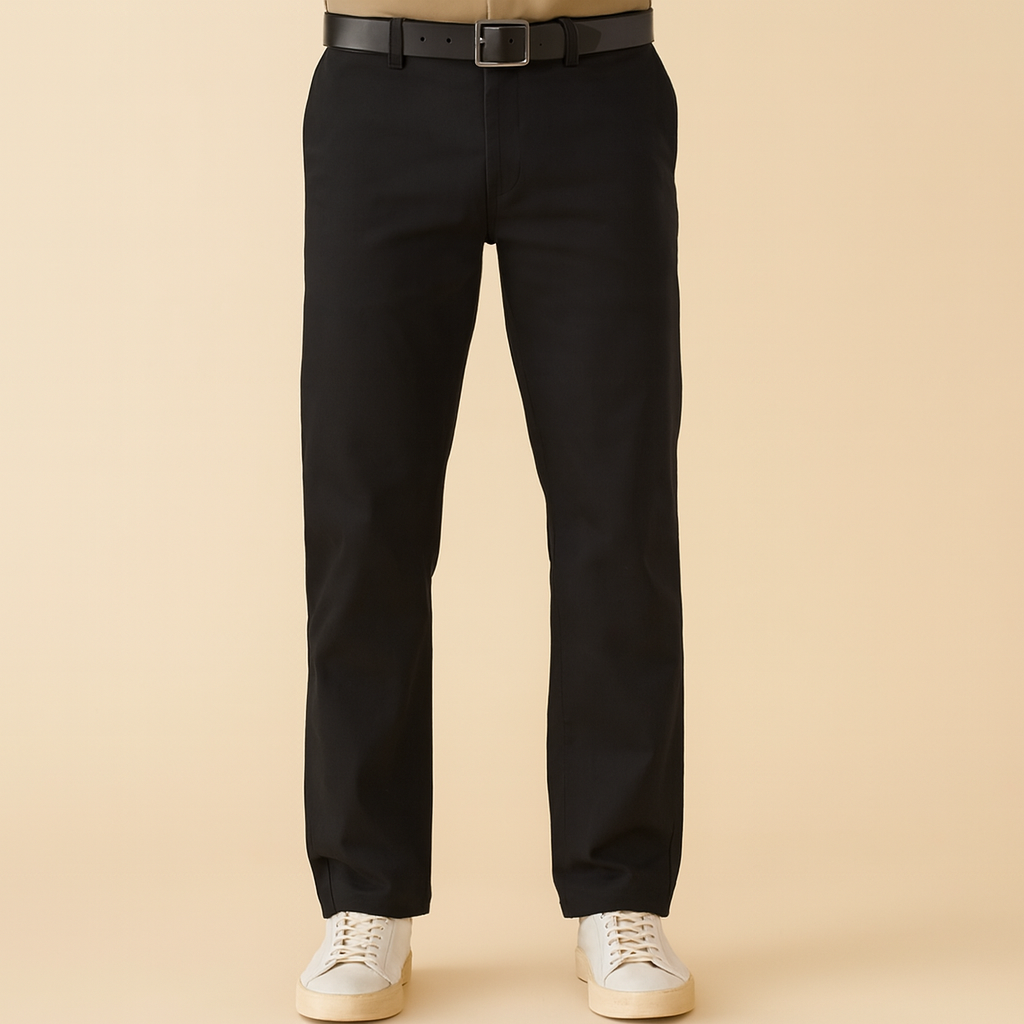 Classic Tailored Straight-Fit Trousers