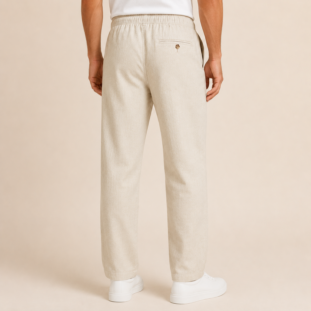 Marcivo Linen Drawstring Trousers