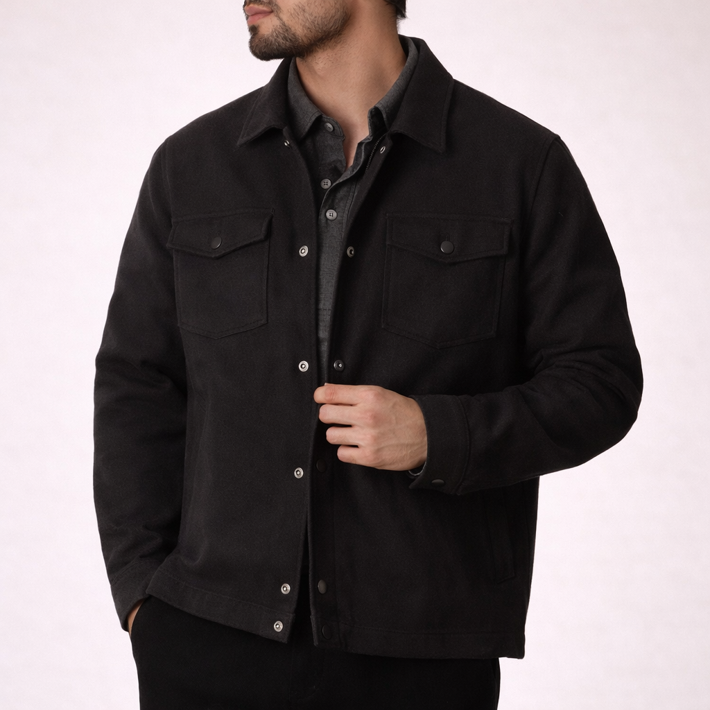 Soft Ecru Utility Jacket