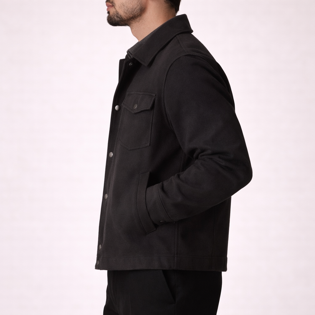 Soft Ecru Utility Jacket