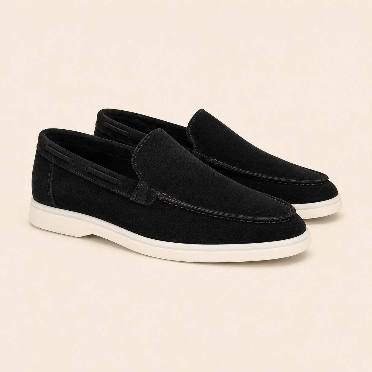 Classic Suede Slip-On Loafers