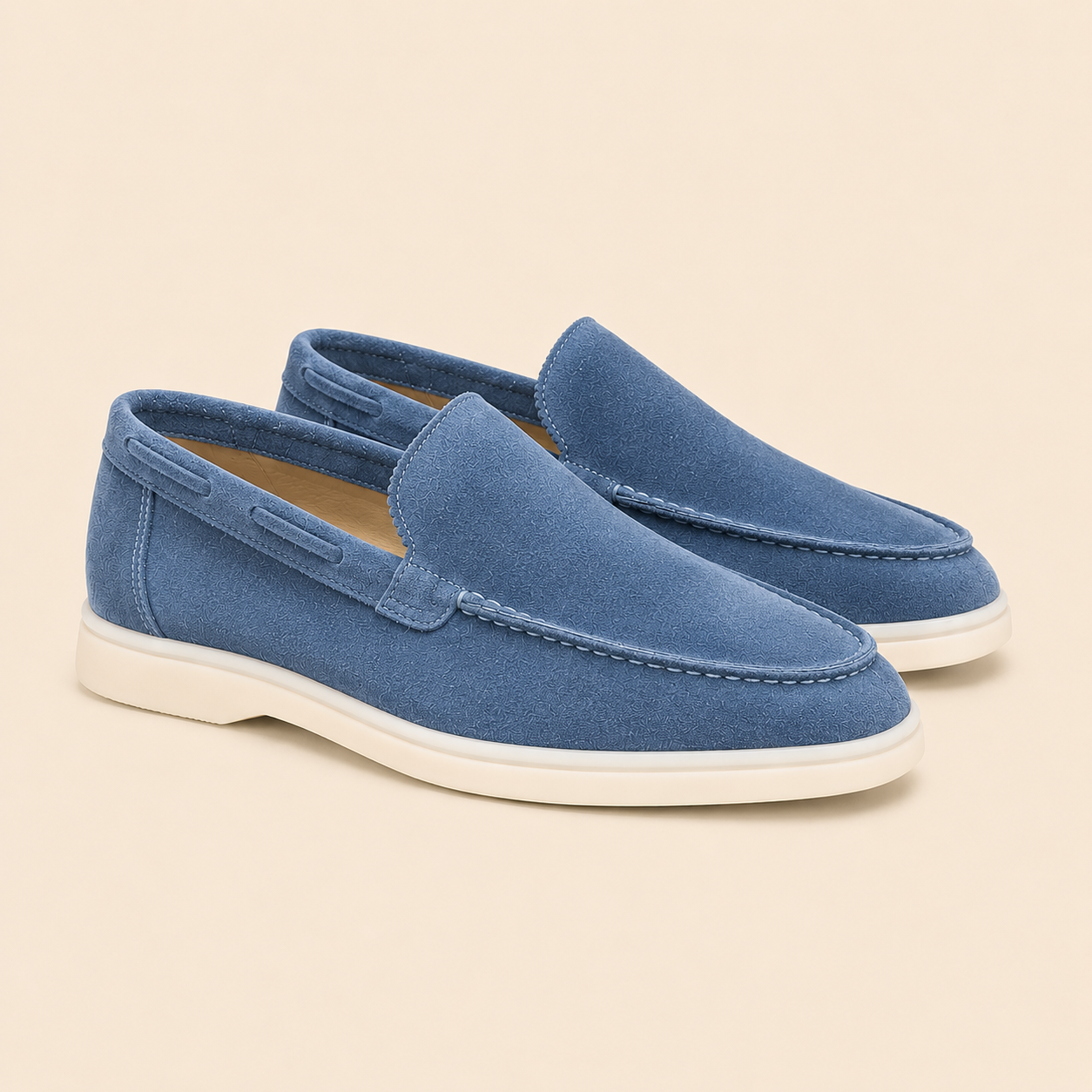 Classic Suede Slip-On Loafers