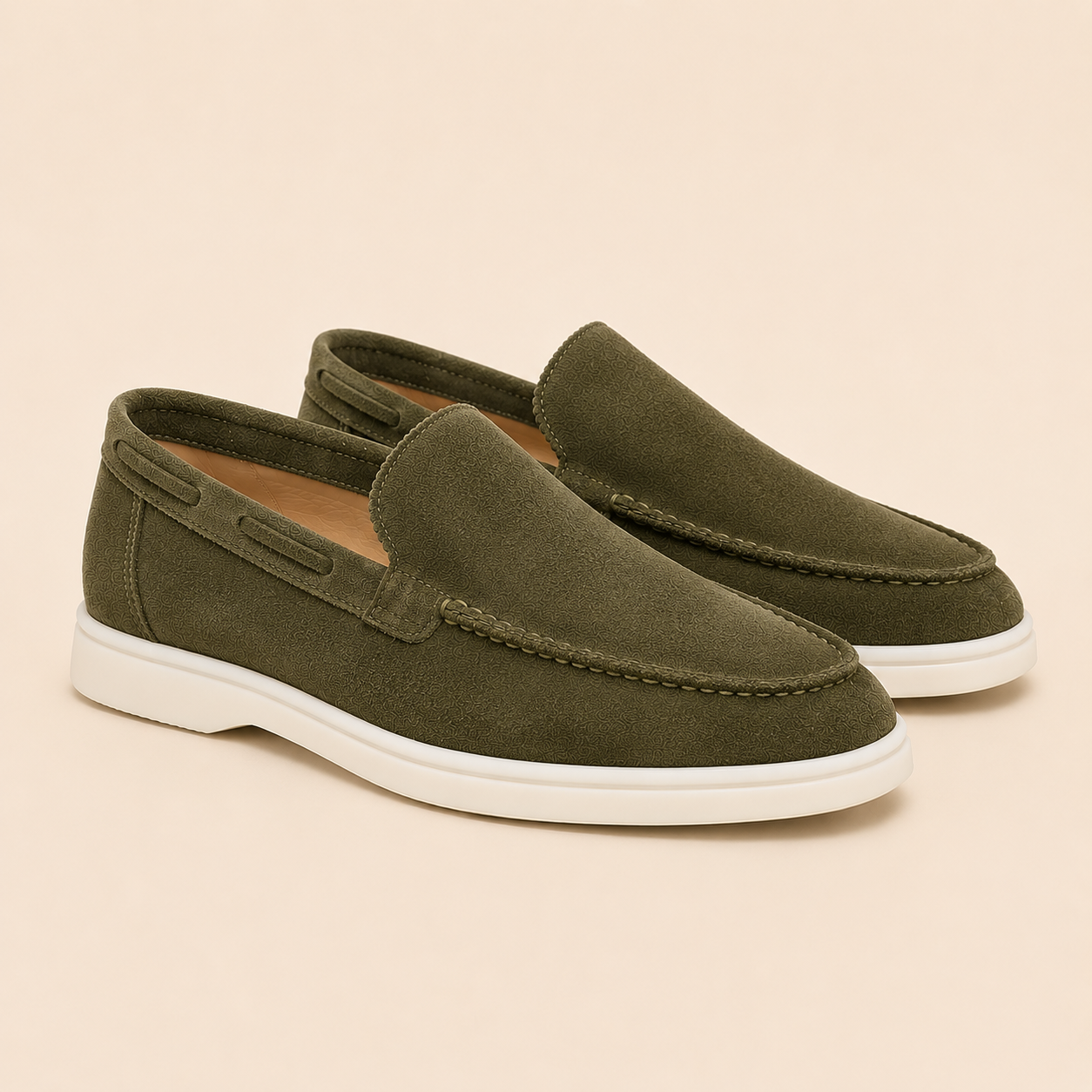 Classic Suede Slip-On Loafers