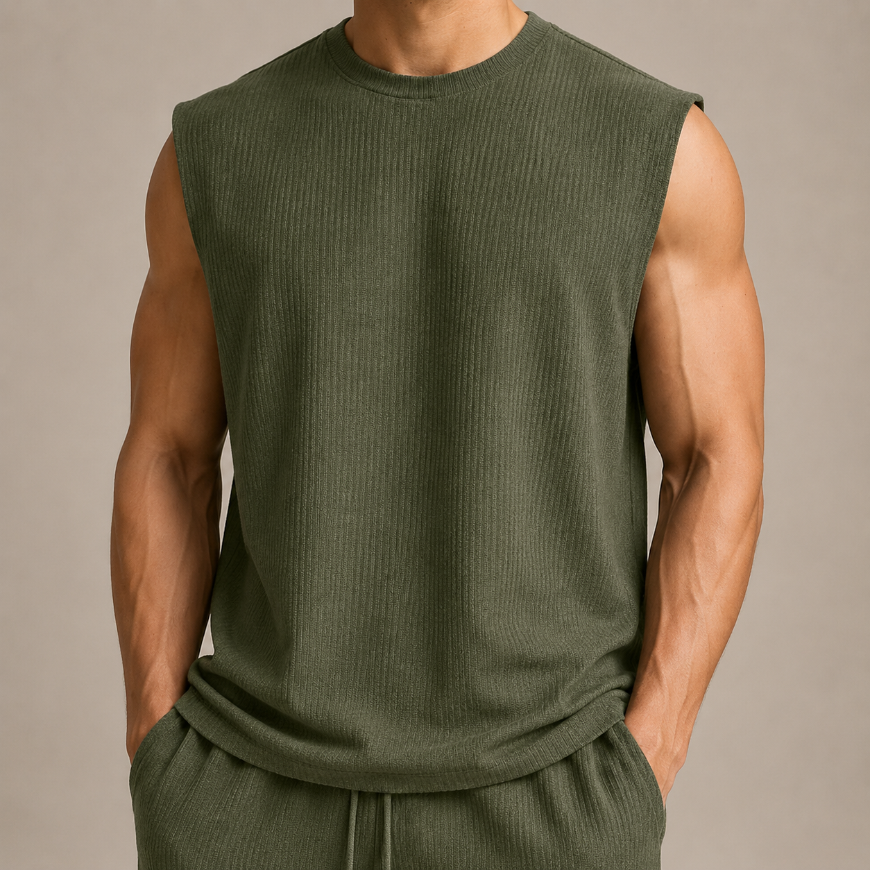 Sleeveless Knit Comfort Top