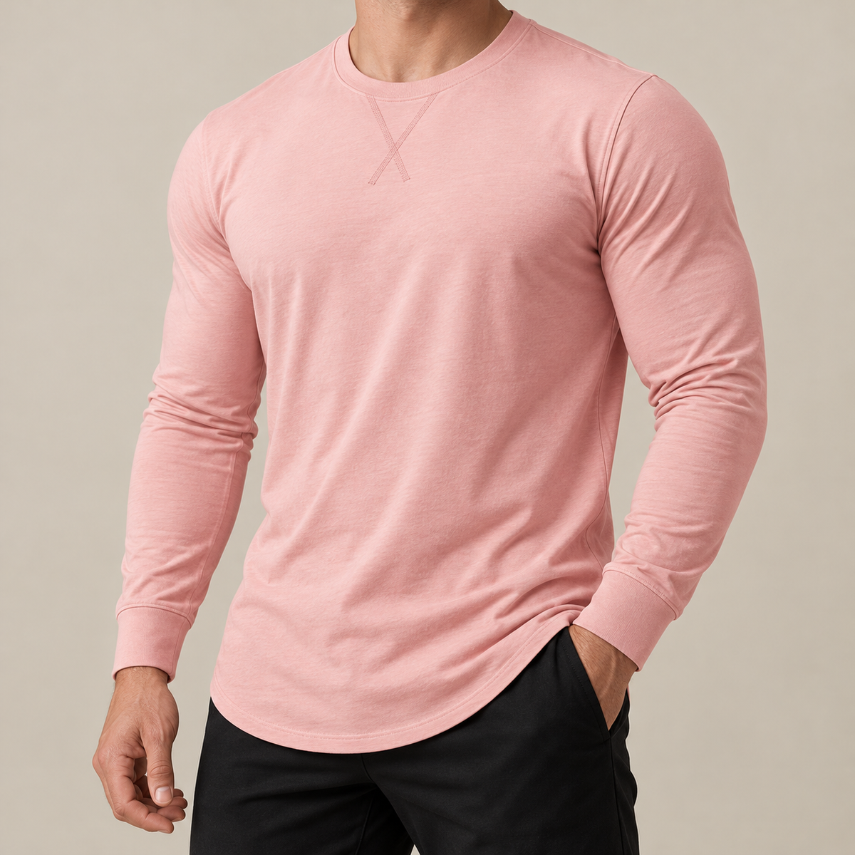 MARCIVO Stretch Longline Tee