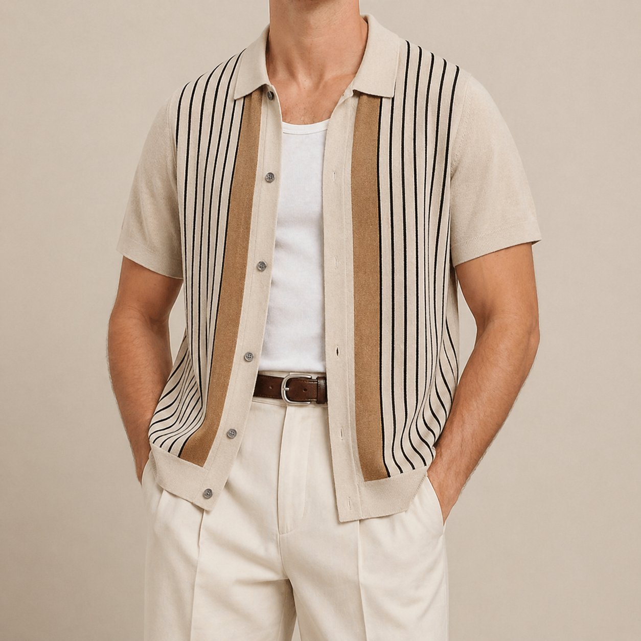 Riviera Knit Shirt – Unbuttoned Look