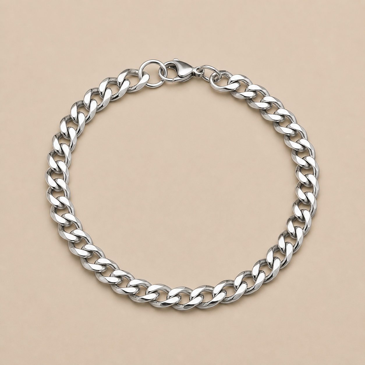 Silver Chained Bracelet