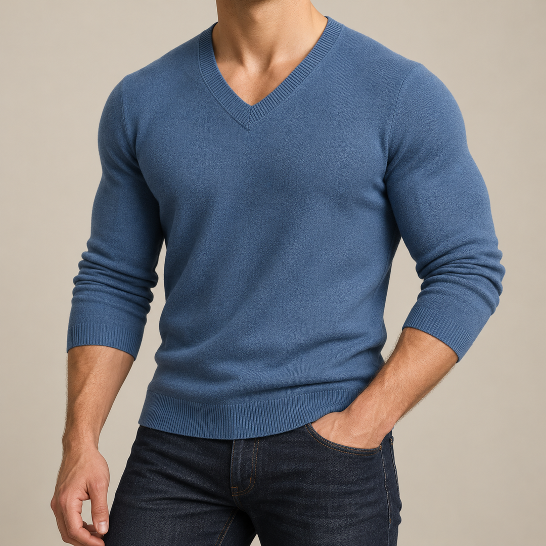 James - Soft V-Neck Sweater for Men